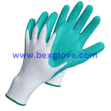 Pretty Garden Glove, Foam Finish, Latex Work Glove